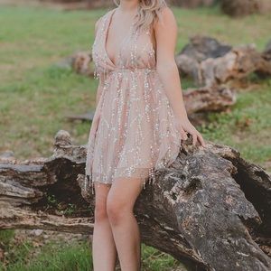 Sequin Selfie Leslie Dress